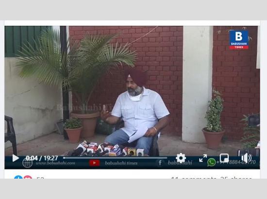 Capt Amarinder should take responsibility for negligence in sacrilege case probe, says MLA Pargat (Watch Video)