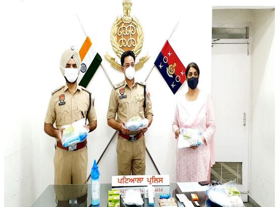 Distribution of Medical Kits to COVID Positive police personnel of Patiala police 