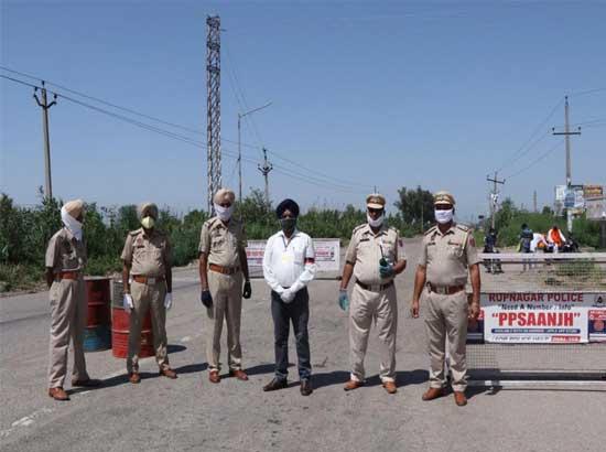 Retired police personnel come forward to assist Rupnagar police in war against COVID
