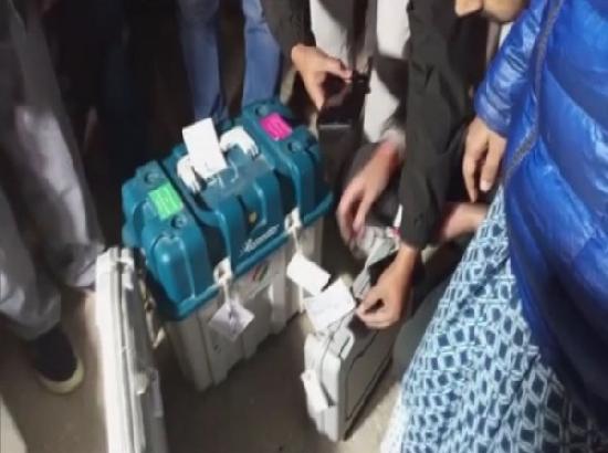 Himachal election: Polling party suspended after EVMs found in a private vehicle in Shimla, Congress allege tampering