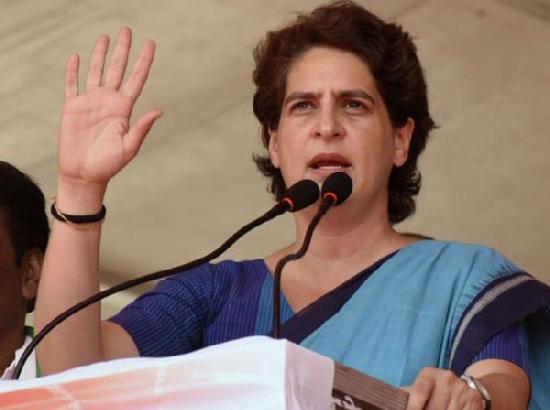 Instead of listening, BJP using water cannon on farmers: Priyanka Vadra