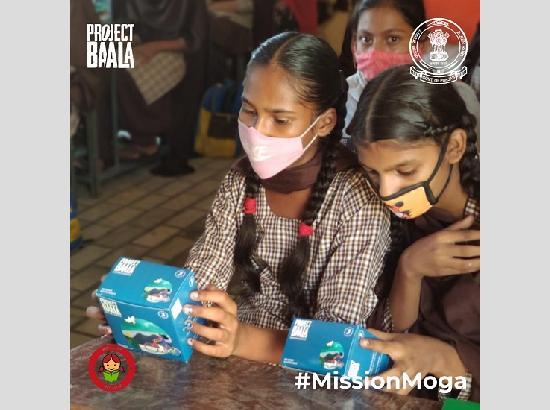 Menstrual Hygiene Awareness Campaign for Girls during menstruation on full swing in Moga