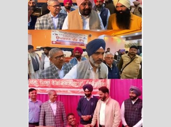 ​​​​​​​MLAs Bhullar, Dahiya, DC distribute Rs.63 lac free artificial limbs, equipment to 281 disabled persons