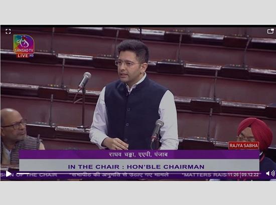 MP Raghav Chadha raises important issue of Shri Kartarpur Sahib Corridor in Parliament