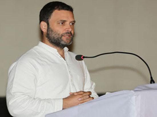 BJP setting country on fire: Rahul on 'Padmaavat' row