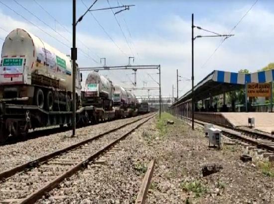 Railways delivered nearly 1125 MT of LMO to various states across country