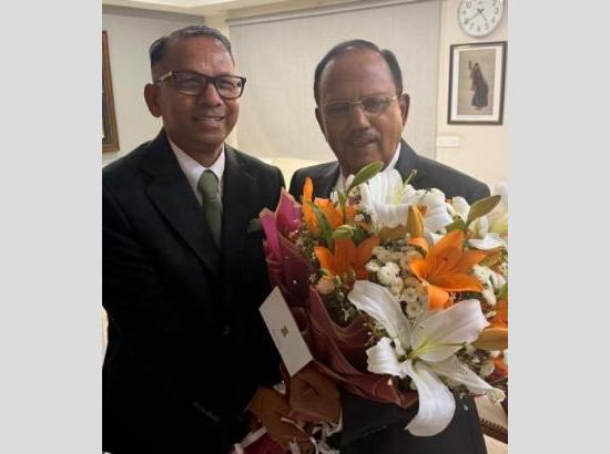 MP Rajinder Gupta meets NSA Ajit Doval