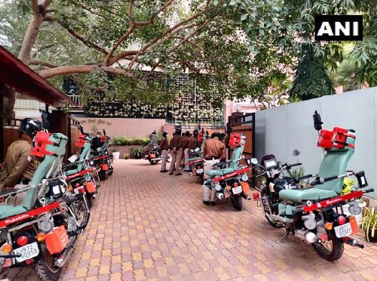 21 'RAKSHITA' bike ambulances inducted into CRPF on Monday