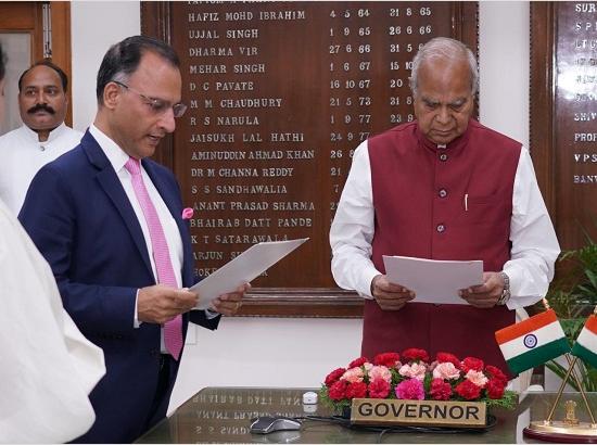 Vijay Dev takes oath as State Election Commissioner, Chandigarh