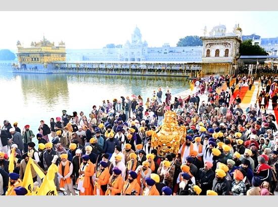 Nagar Kirtan organized from Sri Akal Takht Sahib on the occasion of birth anniversary of Shaheed Baba Deep Singh