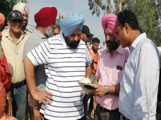 Sarkaria revisits flood-hit areas in Ludhiana and Jalandhar

