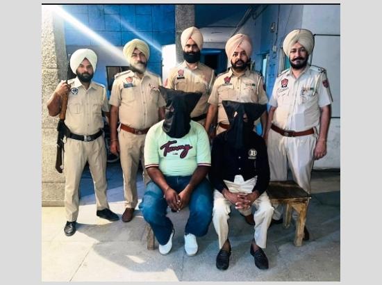 Police held 2 with 2 kg heroin in Ferozepur


