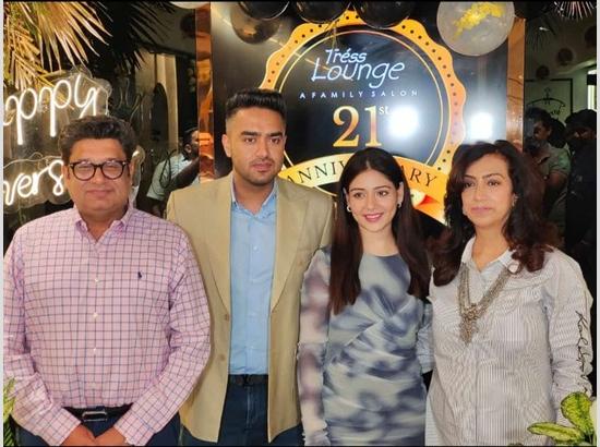 Tress Lounge Salon, Chandigarh celebrates 21st anniversary with Punjabi actor Tania