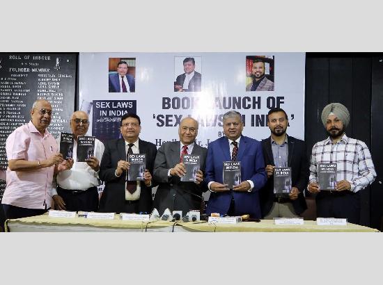 ‘Sex Laws in India’ book released in Chandigarh (Watch Video) 