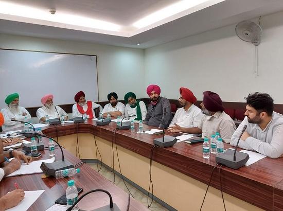 Here’s what Sidhu said after meeting with Kisan leaders