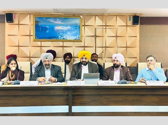 Minister Tarunpreet Sond orders timely completion of all rural projects and works