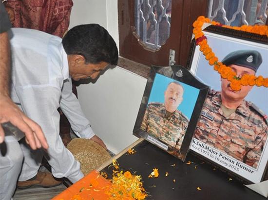 Subedar Major Pawan Kumar killed in action during heavy cross-border firing by Pakistan in Rajouri