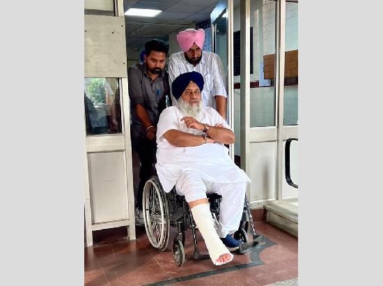 Sukhbir Badal undergoes ORIF surgery for leg injury