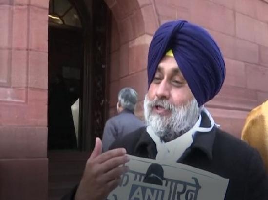 Why can't PM meet protesting farmers and resolve the issue asks Sukhbir
