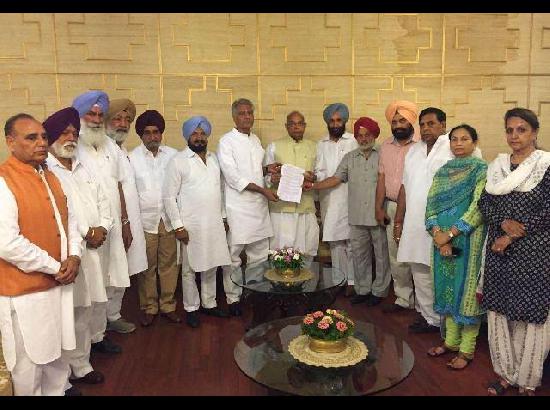Punjab heading for anarchy and lawlessness- Punjab Congress delegation tells Governor