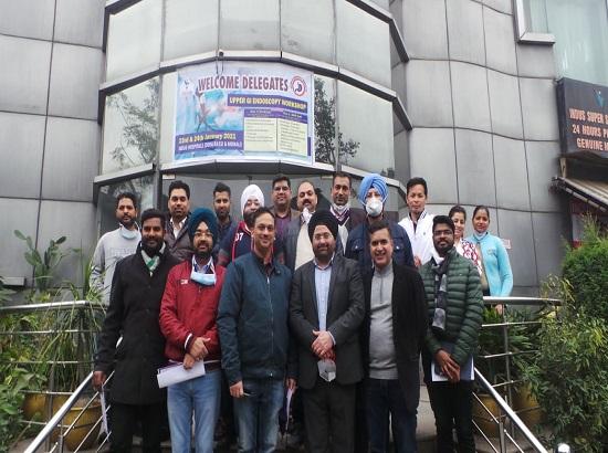20 surgeons from HP, Punjab & Haryana attends advanced Endoscopy Workshop 