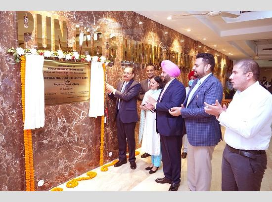 Justice Surya Kant inauguates newly renovated Bar Room in Punjab & Haryana HC 