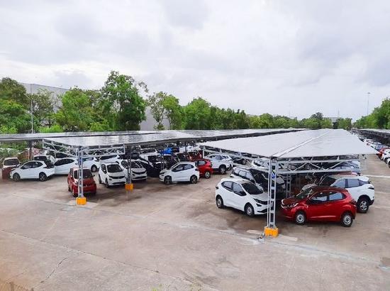 Tata Motors, Tata Power inaugurate India's largest solar carport 