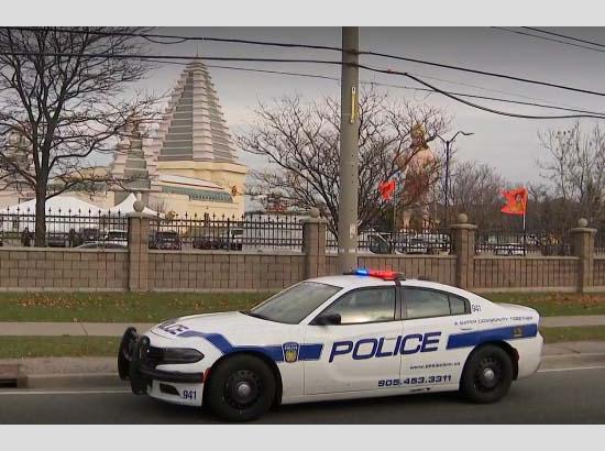 Peel Police officer suspended after participating in protest outside temple in Brampton
