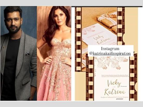 Vicky Kaushal, Katrina Kaif's wedding card goes viral