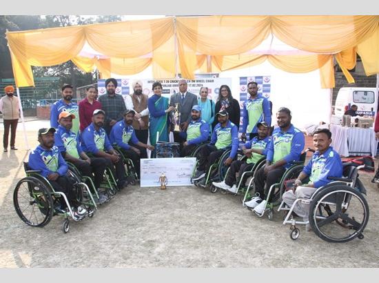 Wheelchair Cricket: Chandigarh wins tournament by defeating Punjab in two matches