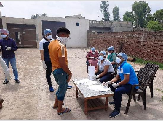 Ferozepur: 10 persons in contact with Corona +ve case quarantined, samples sent for testing