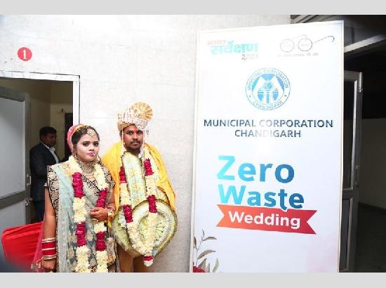 Chandigarh: MC organizes 2nd zero waste wedding under Mission ‘Garbage Free City’