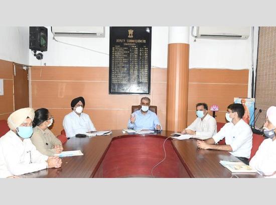 ​Chandigarh: Mandip Brar chairs meeting of District Level Implementation Committee