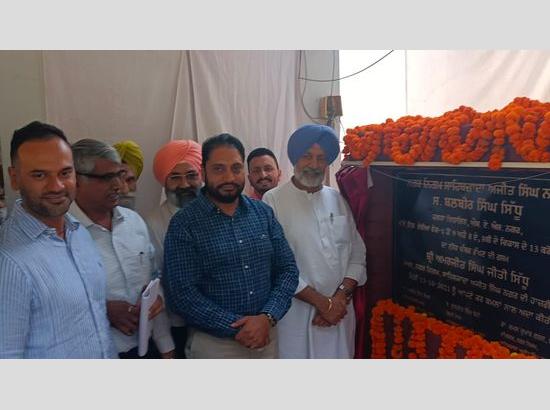 Balbir Sidhu lays foundation stone of development works of 13 crore as Diwali gift to industrial sectors of Mohali