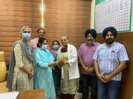 Mohali Civil Surgeon honors Nursing staff of District Hospital