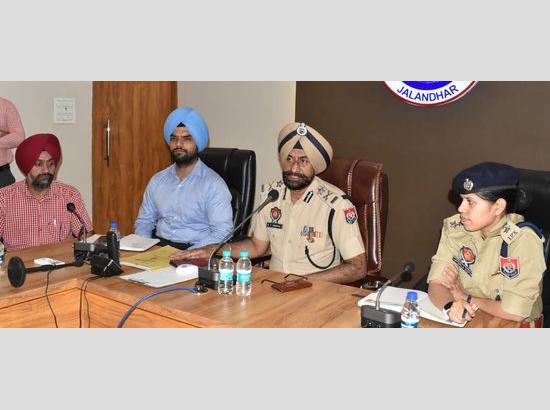 Jalandhar CP directs officials to clear pendency of applications
