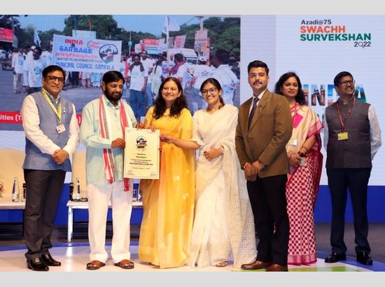 Chandigarh gets top award in Indian Swacchta League along with Navi Mumbai