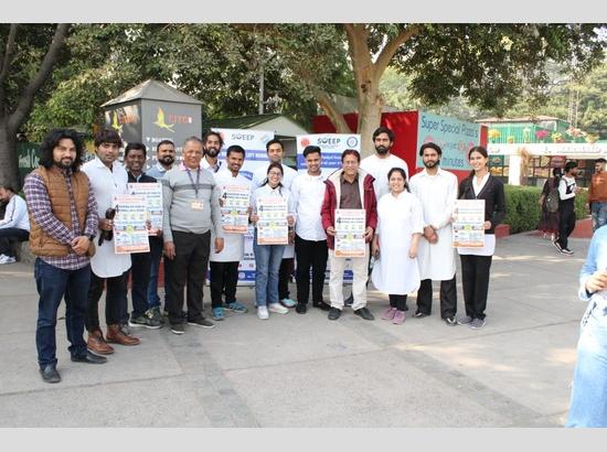 Students perform nukkar natak to spread awareness about new amendments in Election laws