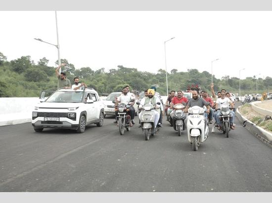 Efforts of Harjot Bains bear fruit, Nangal flyover inaugurated 
