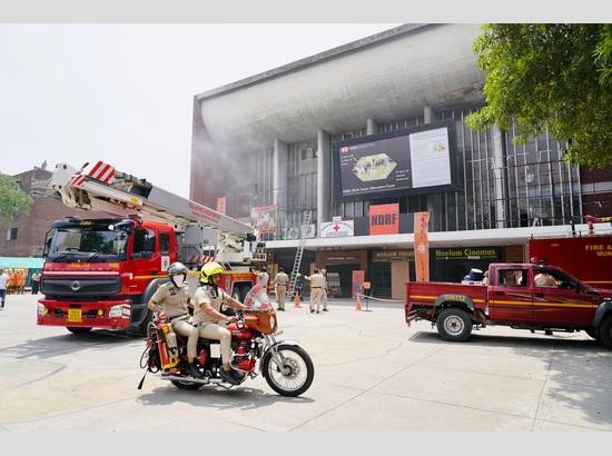 Civil Defence Mock Drill Held at Neelam Theatre to Test Emergency Preparedness