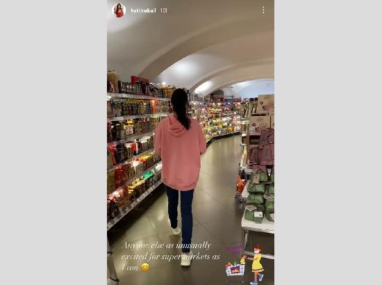 Katrina Kaif loves to shop in supermarkets