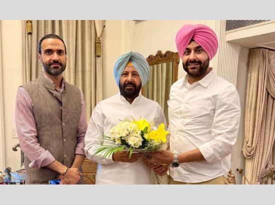 Sukhwinder Singh Bindra Meets BJP’s Newly Appointed Punjab President, Kewal Singh Dhillo