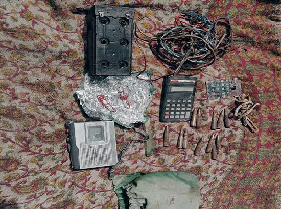 Police bust terrorist hideout in J-K's Arnas area, seize arms and ammunition