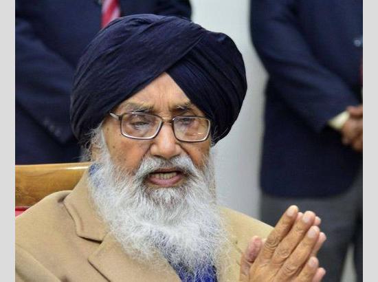 Parkash Singh Badal writes letter to all Punjabis on 'vendetta politics' of Punjab Government