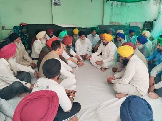 CM Mann condoles death of martyr constable Amritpal Singh, visits bereaved family 