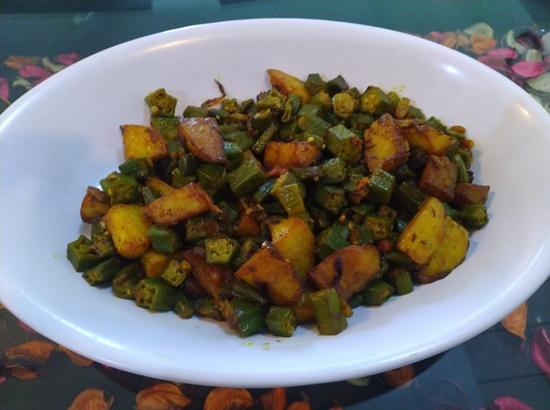 ‘Bhindi Rasoolpuri’