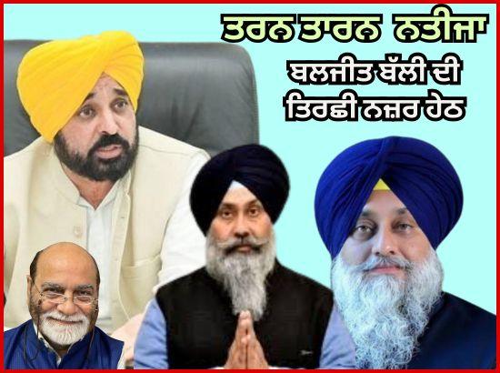 Tarn Taran Bypoll Result: AAP wins the seat; Sukhbir Badal wins the political battle – Tirchhi Nazar by Baljit Balli ( Watch Video Also) 
