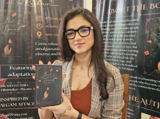 Teen Author Nikasha Luthra unveils Kashmir-inspired Novel ‘Lost and Found in Kashmir’