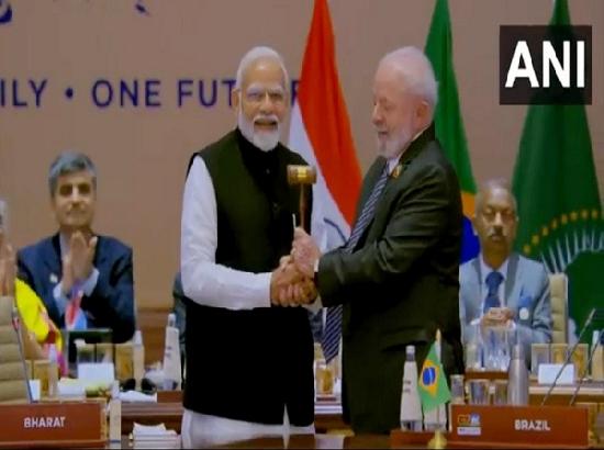 PM Modi hands over gavel of G20 presidency to Brazil President Lula da Silva