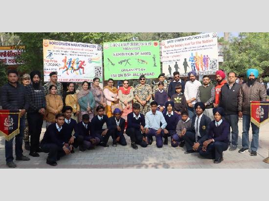 BSF Marks Diamond Jubilee with Motivational Outreach Programme at Govt School Mudki 